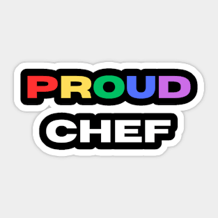 Proud chef Sticker